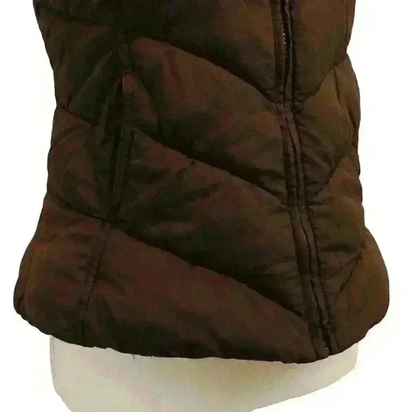 George Brown Zip Up Puffer Vest with Green Lining Size UK 8 Size US 4 - Picture 2 of 8